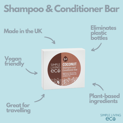 Coconut Shampoo and Conditioner Bar