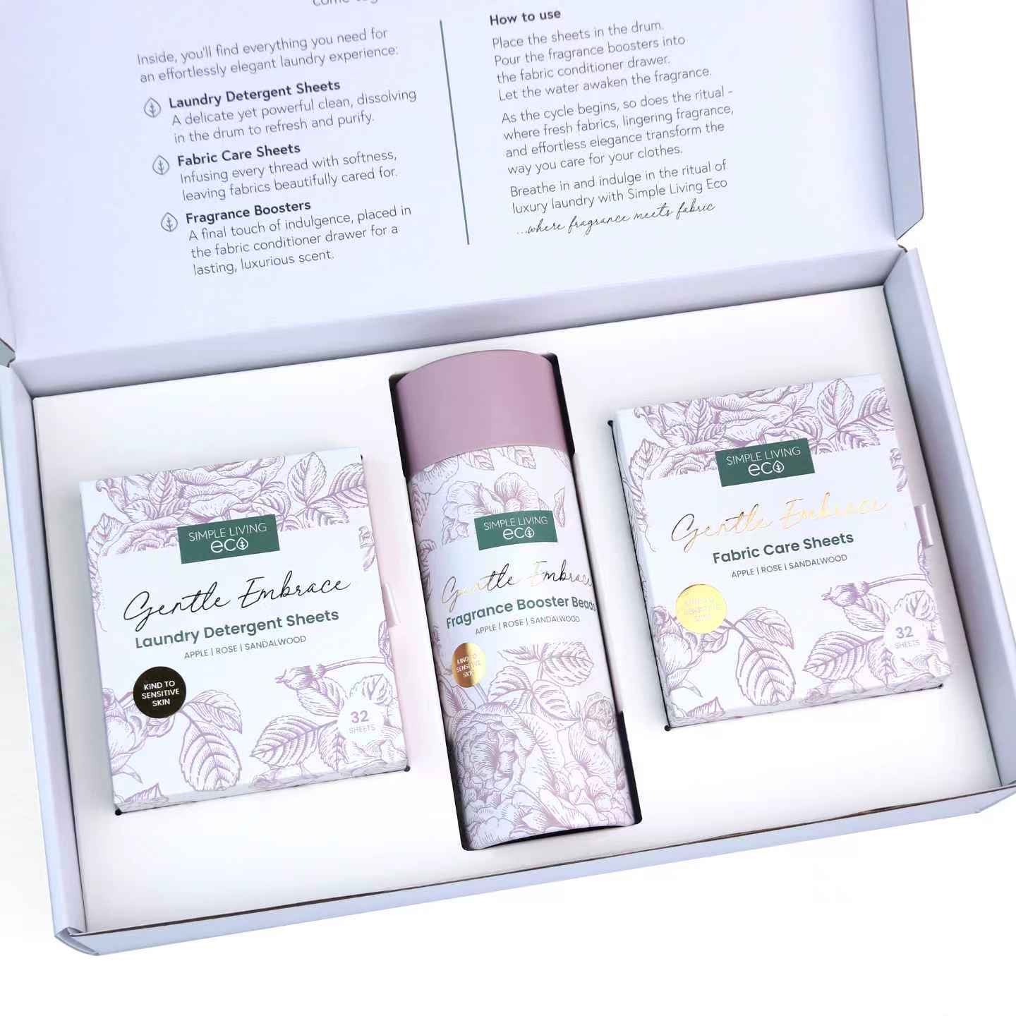 Laundry Discovery Set - Luxury Fabric Care Collection Elegant Blossom