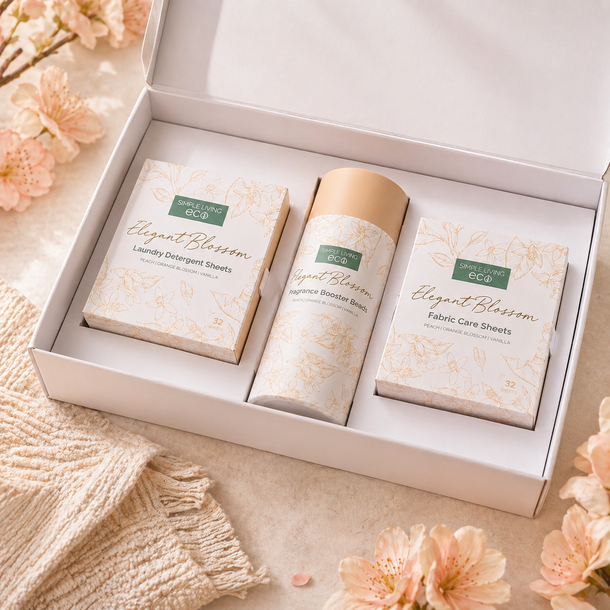 Laundry Discovery Set - Luxury Fabric Care Collection Elegant Blossom