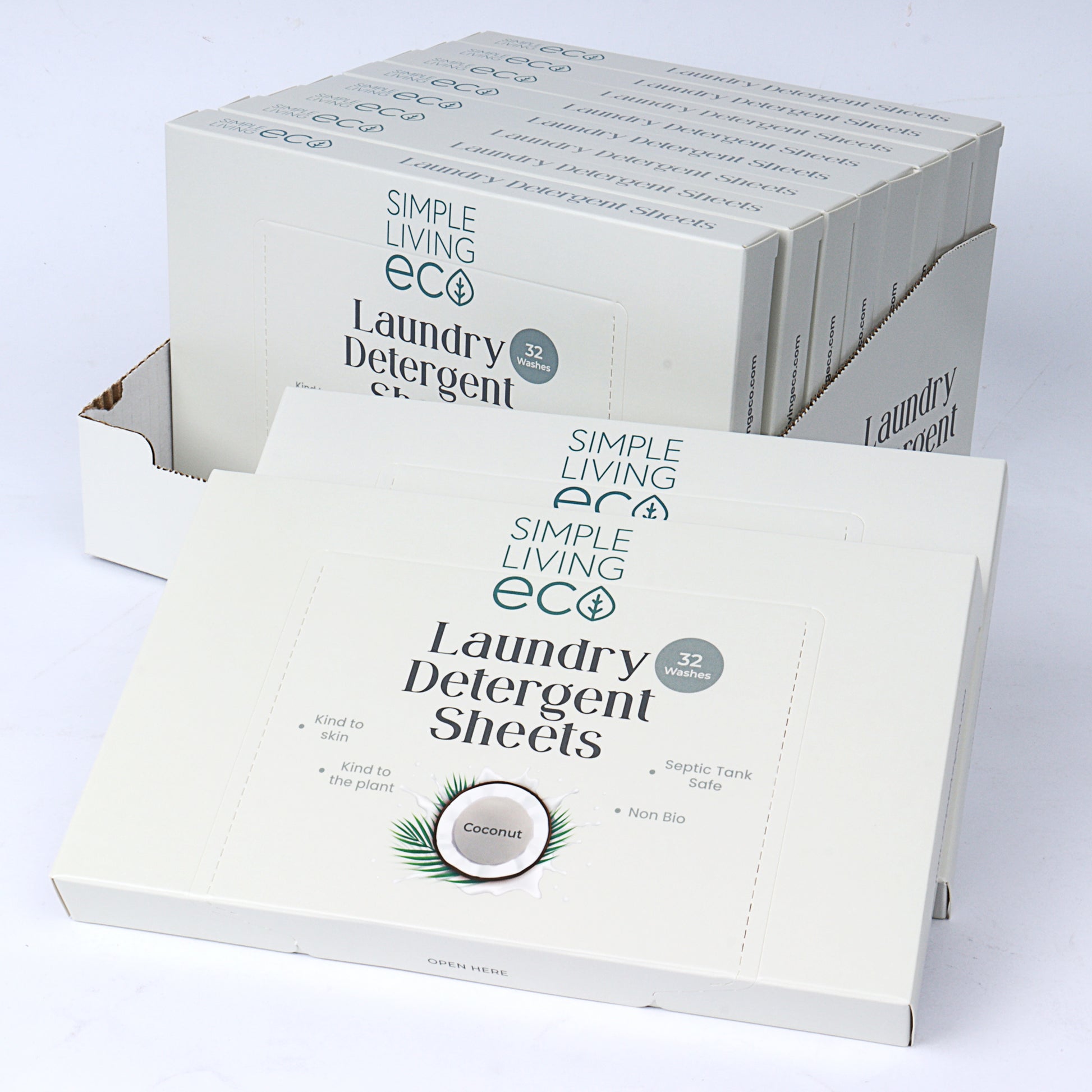 Non-bio Laundry Detergent Sheets 320 sheets Coconut 320