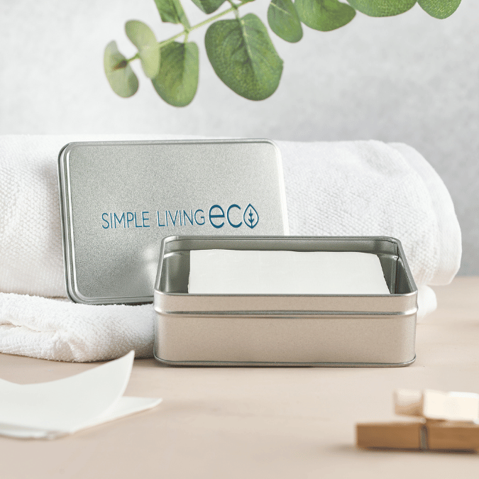 Reusable Storage Tin for Laundry Sheets